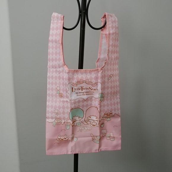 Sanrio Little Twin Stars pastel eco bag - Picture 3 of 5